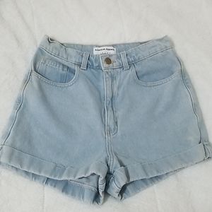American Apparel High Waisted "Mom" Shorts